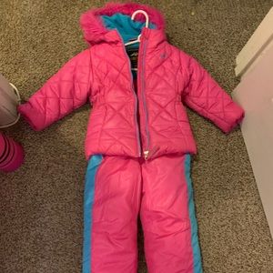 2T girls Snowsuit and coat